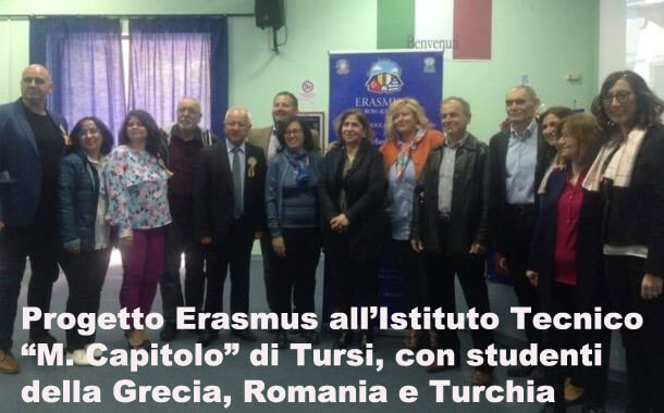 Scopri di più sull'articolo Progetto Erasmus all’Istituto Tecnico “M. Capitolo” di Tursi, con studenti della Grecia, Romania e Turchia