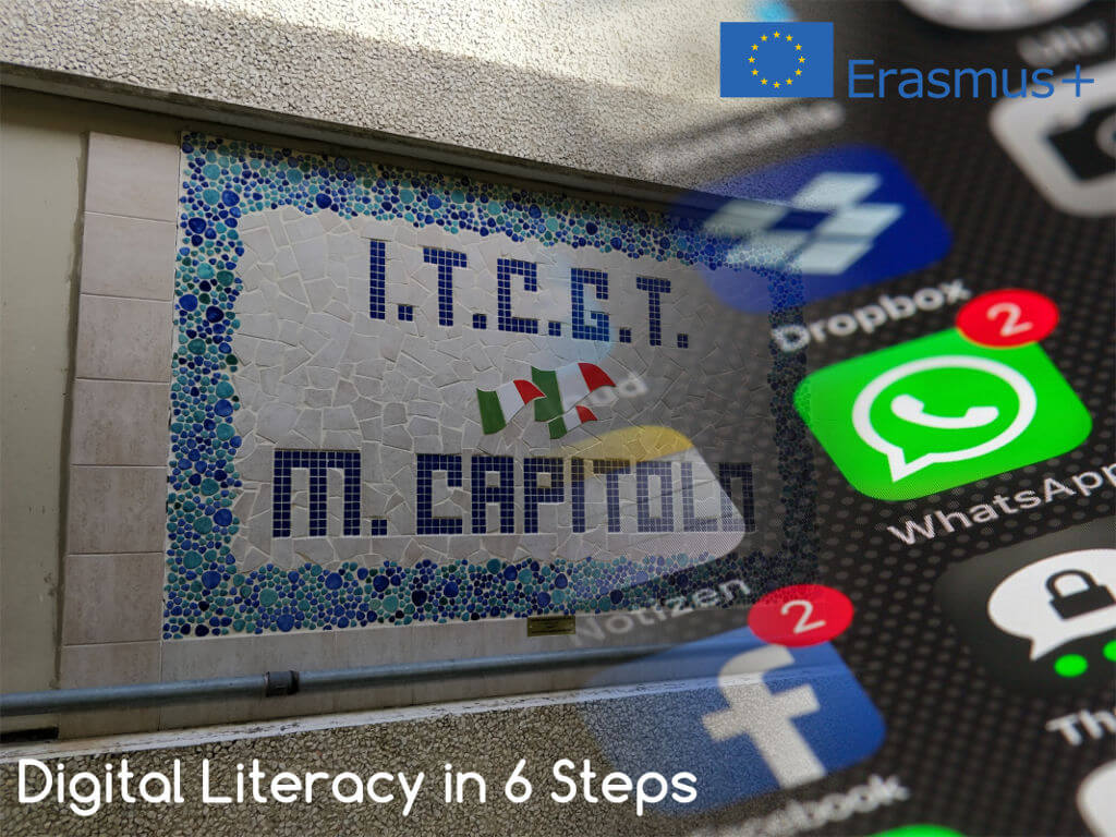 Scopri di più sull'articolo Progetto Erasmus+ “Digital Literacy in 6 Steps” al Manlio Capitolo di Tursi