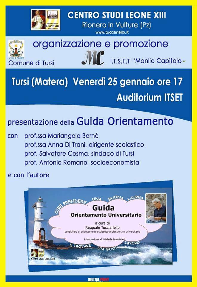 Scopri di più sull'articolo Il 25 gennaio all’Itset presentazione della Guida Orientamento