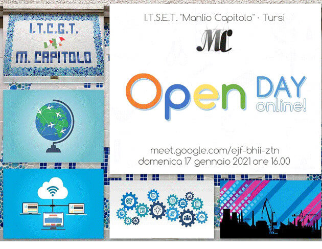 Scopri di più sull'articolo Open day on line al Manlio Capitolo di Tursi