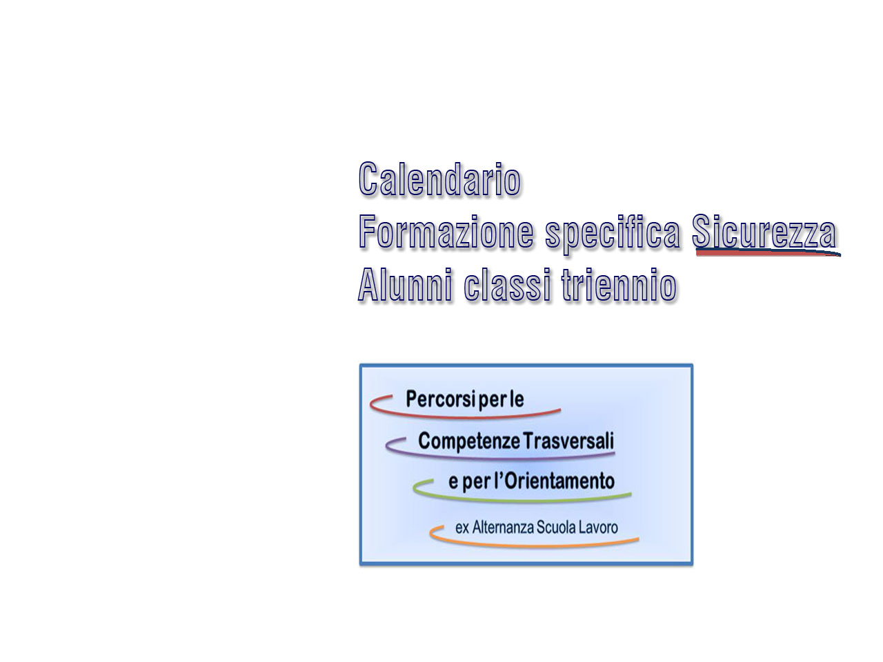 Formazione sicurezza (PCTO)- studenti triennio