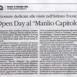 Openday e orientamento 2022 (Quotidiano del Sud – 16/12/2022)