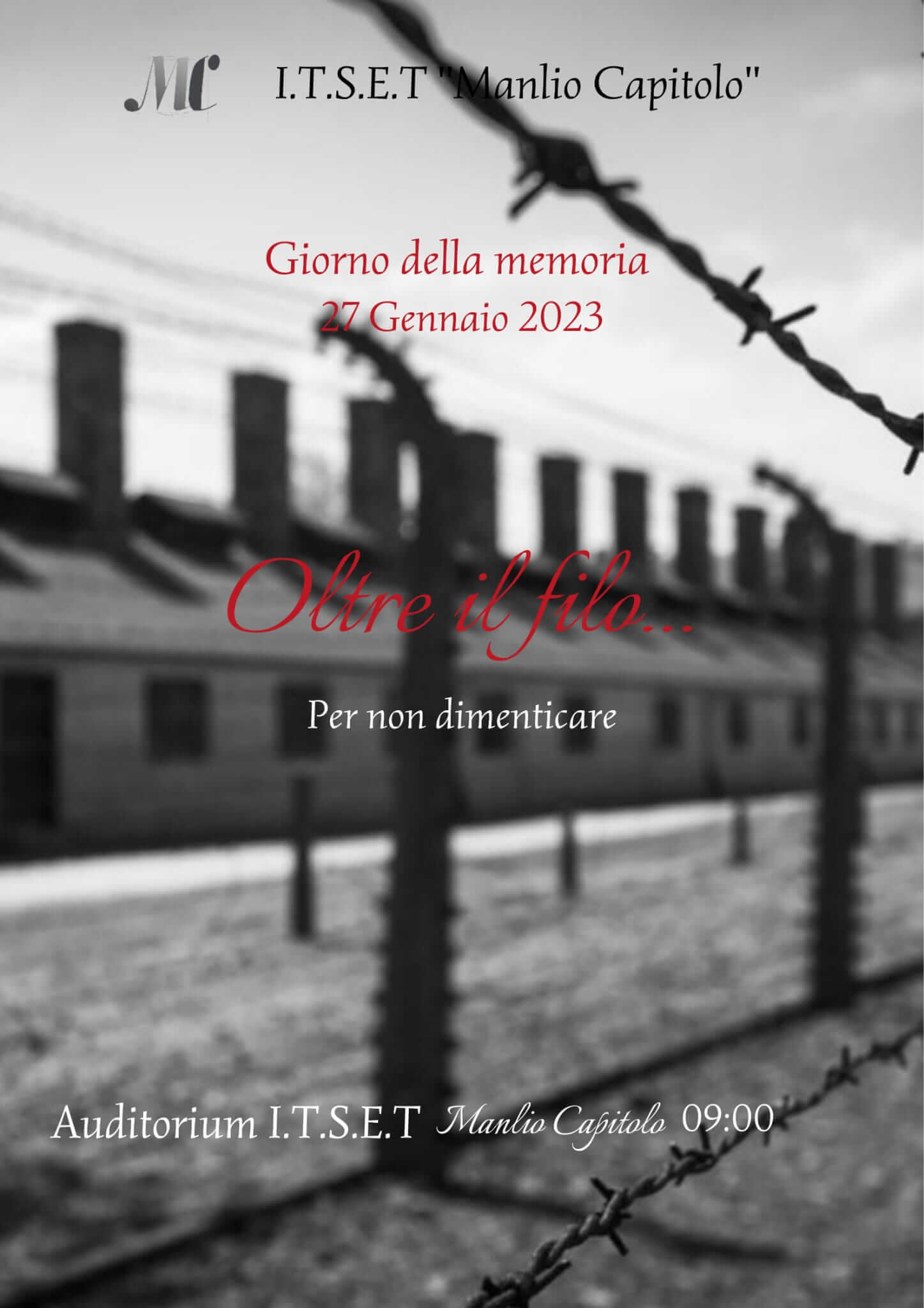 Al momento stai visualizzando GIORNATA DELLA MEMORIA – 27 gennaio 2023