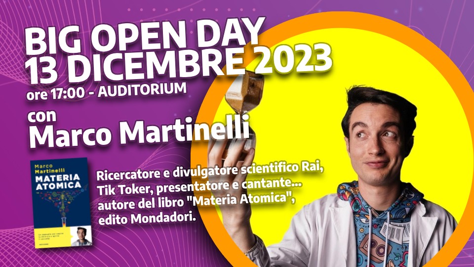 Open Day del 13 Dicembre 2023 con Marco Martinelli